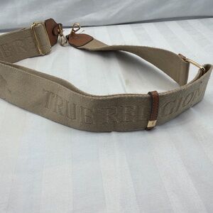 True Religion Beige Belt Bag